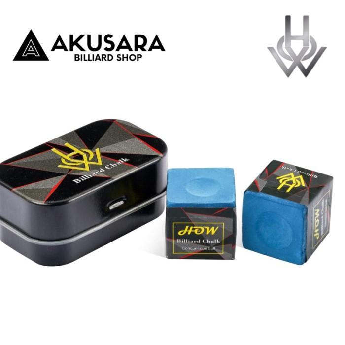 Gambar Kapur Stik Billiard HOW Chalk - Blue - Blue dari Sporty Keren undefined Tokopedia