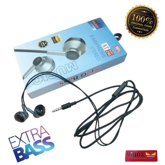 Jual Earphone Handsfree Headset Philips AT298 Stereo Extra