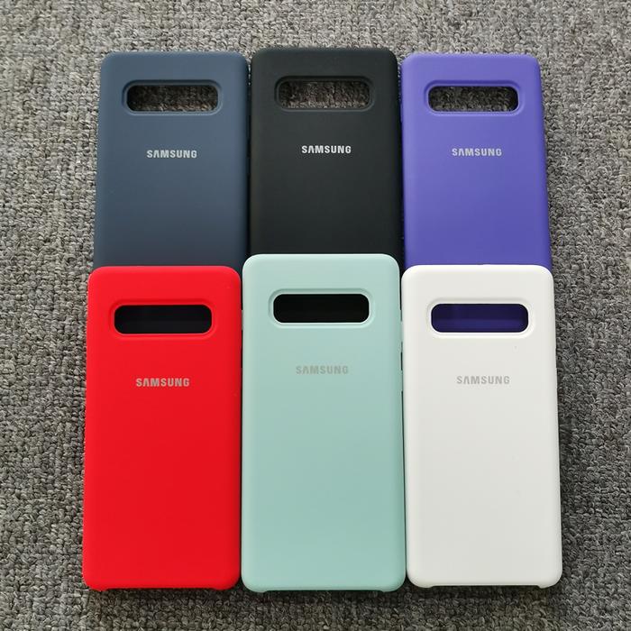 Jual For Samsung Galaxy S8 S9 S10 S20 Plus case Liquid Silicone