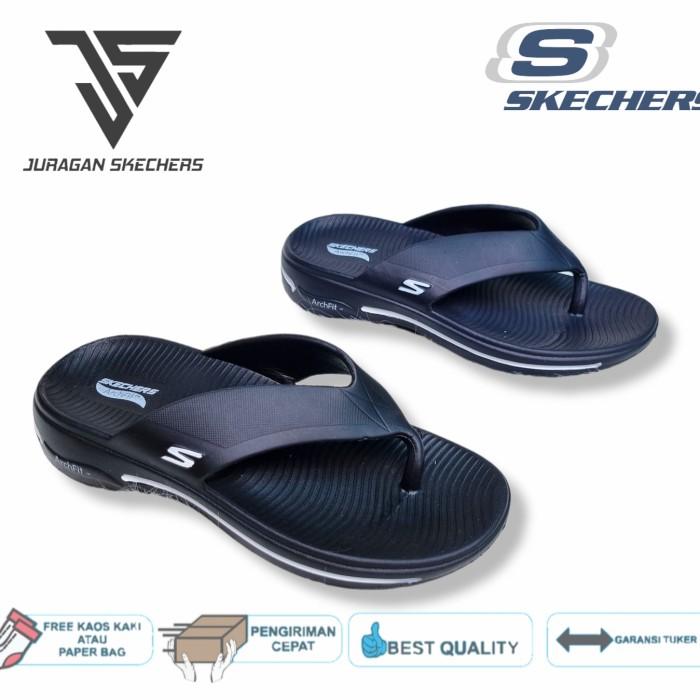 Jual SANDAL SKECHERS ARCH FIT/SANDAL JEPIT PRIA/ SABDAL SKECHERS