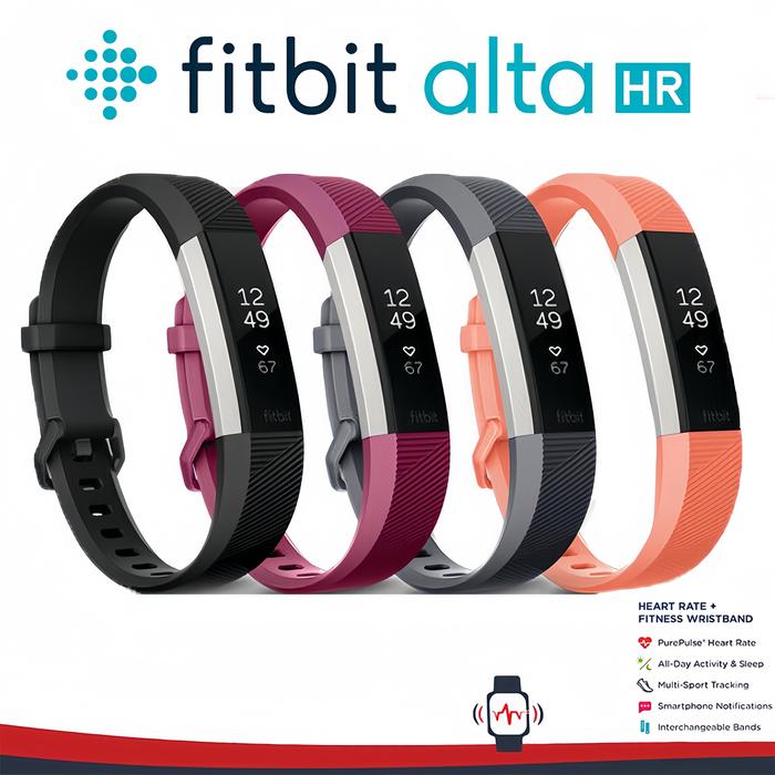 Fitbit Alta Hr Wristband Heart Rate Pedometer Fitness Calorie Sleep  Monitoring Information Reminder