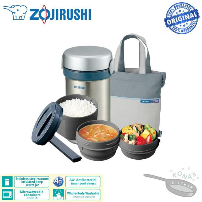 Jual Delicute Zojirushi Lunch Jar Tempat makan set (SL-NC09