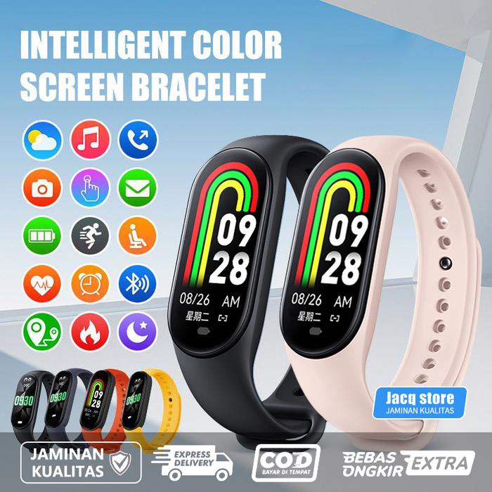 Smartband Smart Bluetooth Bracelet Fitness Tracker Jual 【SEBLAKA