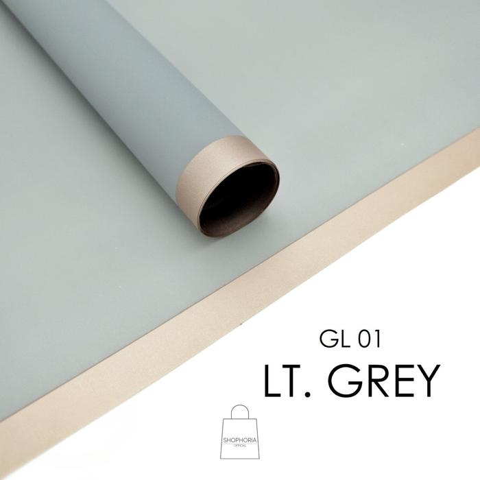 Gambar Flower Bouquet Wrapping Paper Cellophane Kertas Plastik Pembungkus Bunga Buket Waterproof Border GL 01 Series - Lt.Grey dari Shophoria Authentic undefined Tokopedia