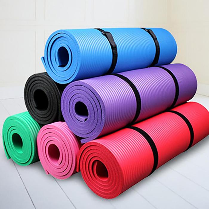 Jual 183*61CM NBR Yoga Mats Anti-slip Blanket EVA Gymnastic Sport