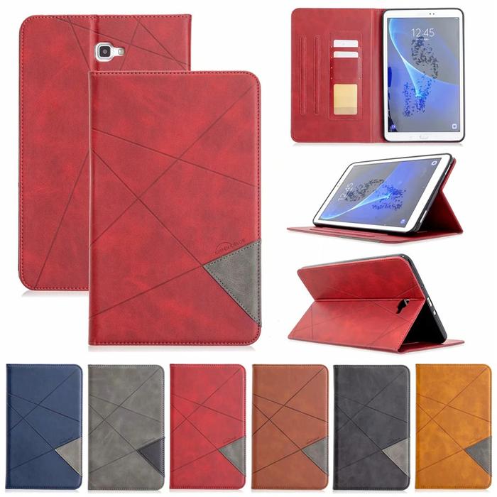 Gambar Premium Leather Cover For Samsung Galaxy Tab A 10.1 2016 Case Wallet Stand Tablet For Samsung Tab A A6 10 1 2016 Case T580 T585 dari tokoraimu undefined Tokopedia