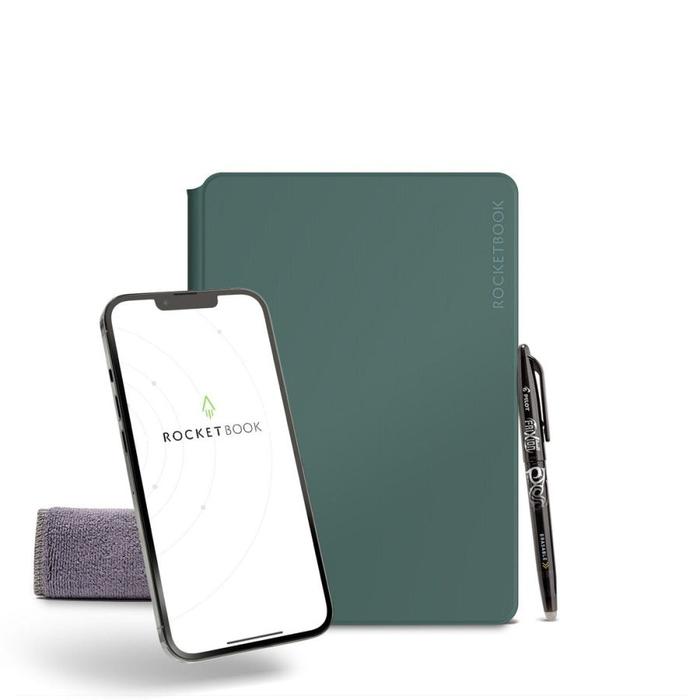 Gambar ID | ROCKETBOOK PRO SMART NOTEBOOOK MODULAR & REUSABLE - Executive Green dari Violet &#39;ID undefined Tokopedia