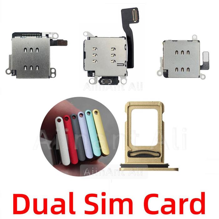 Jual AiinAnt Double Dual Sim Card Holder Adapter Connector Reader