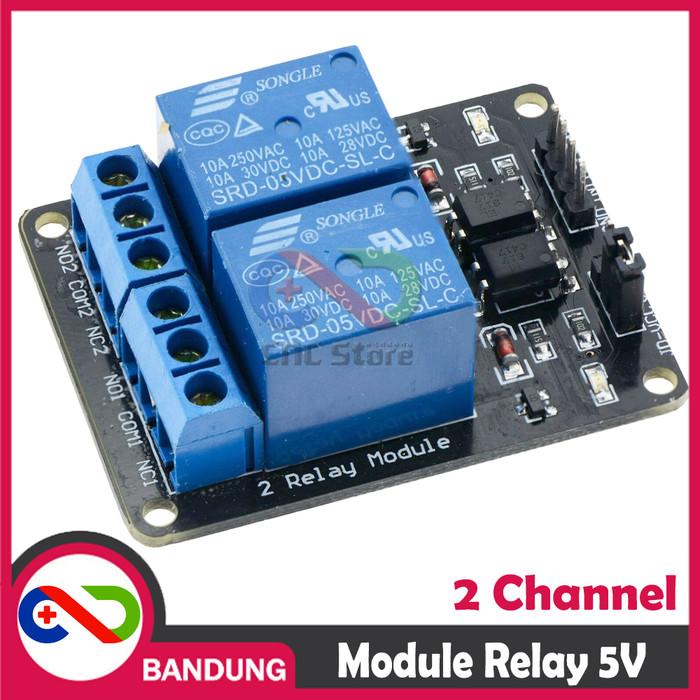 Gambar [CNC] RELAY 5V 2 CHANNEL OUTPUT 250VAC 30VDC 10A WITH OPTOCUPLER MODUL dari CNC STORE BANDUNG undefined Tokopedia