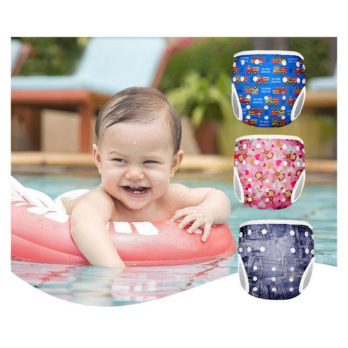 Swimsuit Reusable Baby Swim Diapers Pcs Baby Girl And Boy Swim