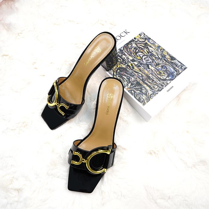 Jual Latest Summer Fashion Fish-mouth Party Women's Shoes High