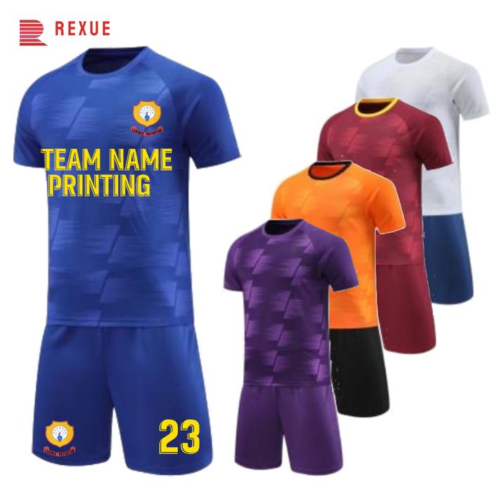 Soccer Uniform Cheap Football Team Tracksuits Kids Boys Sports Set
