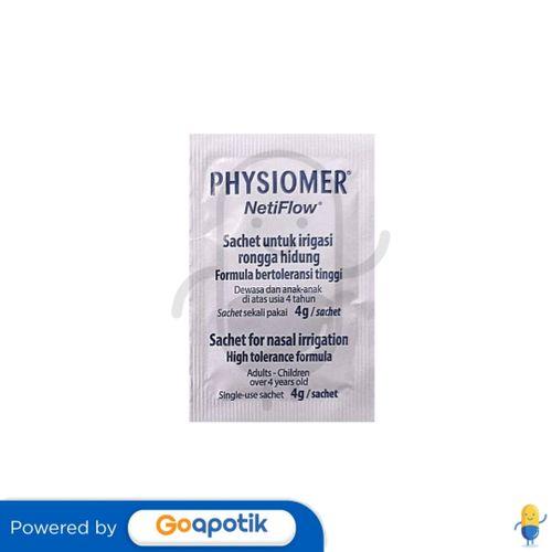 Gambar PHYSIOMER NETIFLOW SACHETS FOR NASAL IRRIGATION SACHET 4 GRAM dari Apotek Nathan Farma Denpasar by GoApotik undefined Tokopedia