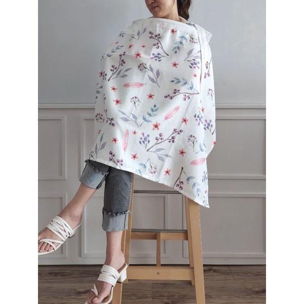 Gambar CUDDLY - Organic Tencel Nursing Cover/Apron Meusui - All Motifs - Feather Berries dari siti romlah shoop undefined Tokopedia