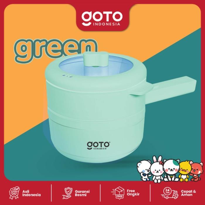 Gambar Goto Ceramico Panci Listrik Fry Pan Electric Cooker Keramik Serbaguna - Hijau dari Goto.Indonesia undefined Tokopedia