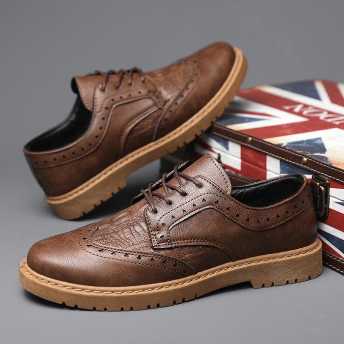 Jual Leather Shoes for Men Luxury High Quality Brogue Shoes