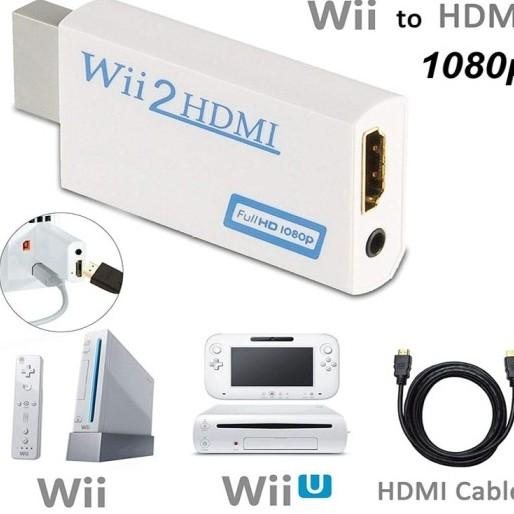 Jual GameOn- Wii2hdmi adaptor Converter Nintendo Wii To Hdmi