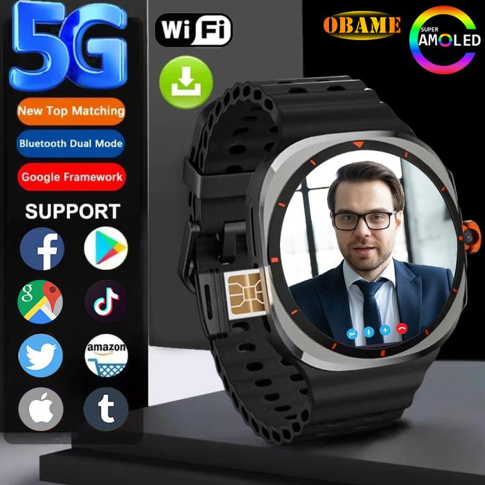 Jual U8 Ultra 4G Smart Watch Men Women Luxury WIFI Watches