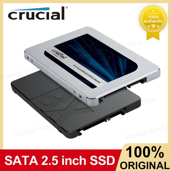 Jual Crucial SSD SATA 3D NAND MX500 BX500 Solid State