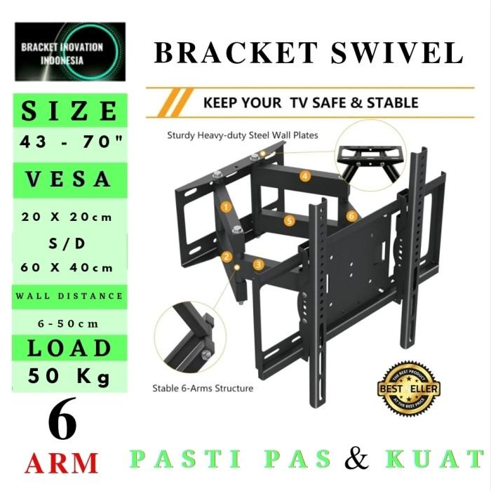 Gambar sale Braket bracket breket TV LED UHD 32 40 43 49 50 55 58 60 inci NB P5 - IMPORT Up To 70 - IMPORT Up To 70 dari BoKs Store undefined Tokopedia