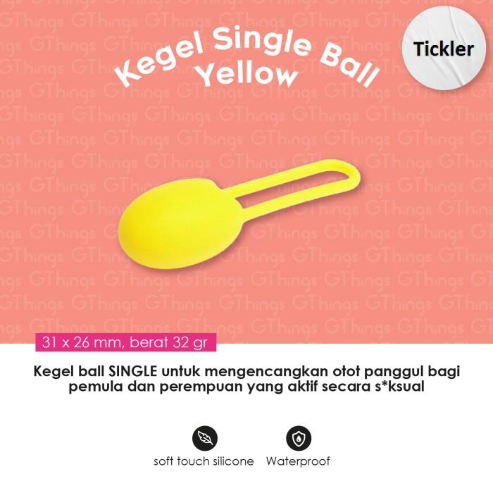 Gambar Tickler - Single Kegel Ball Satuan - YELLOWONLY dari GThingsst undefined Tokopedia