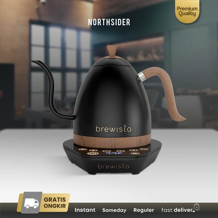 Gambar Brewista Pro 3rd Gen Artisan Gooseneck Variable Kettle Teko Kopi - Matte Black dari Northsider Coffee Shop undefined Tokopedia