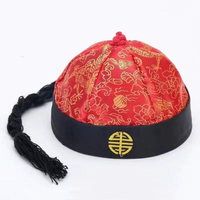 Gambar Topi Cina Topi China Topi Imlek Chinese Hat Dewasa - Merah dari Million-K undefined Tokopedia