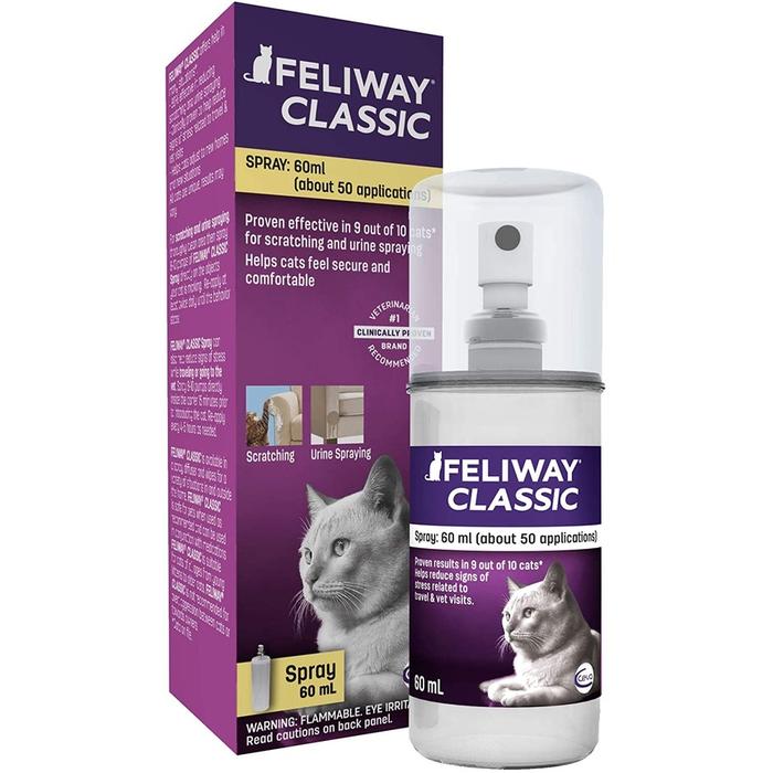 Gambar Feliway Classic Cat Calming Pheromone Spray Penenang Kucing Usa 60Ml dari DAVIRAMALL undefined Tokopedia