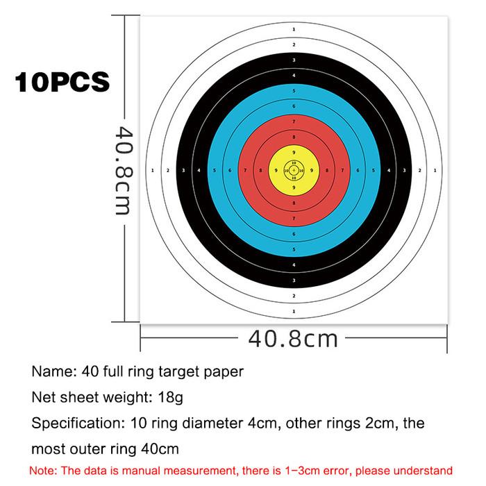 Gambar Lembar Face Target 10pcs/Sasaran Target Panahan/Archery Target Paper - 40 dari MMJ-MAX undefined Tokopedia