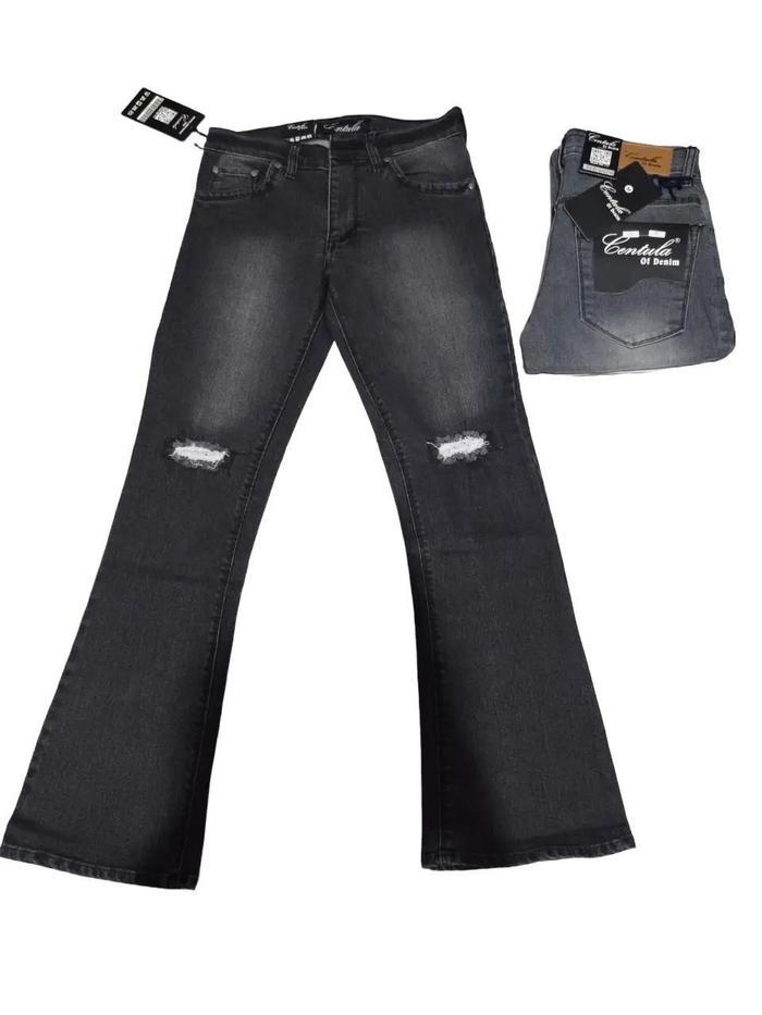 Jual Celana Jeans Pria Panjang Sobek Ripped Streetch Celana