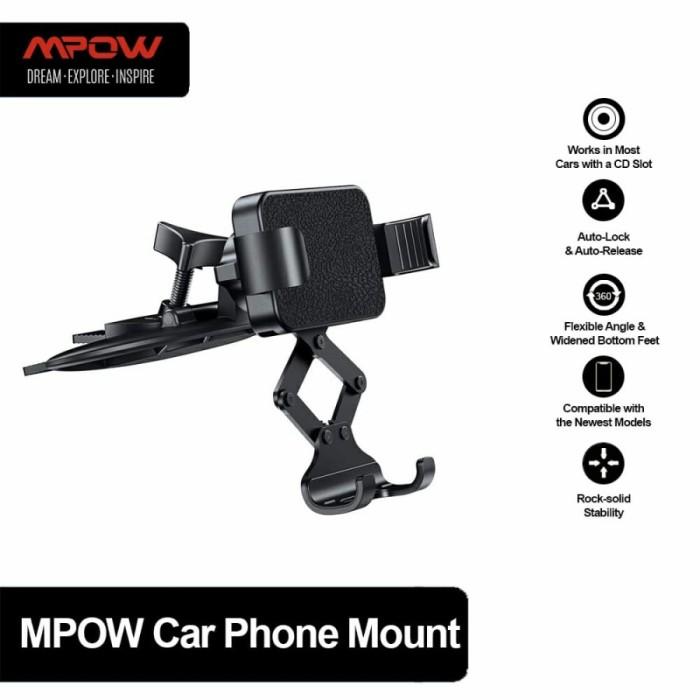 Jual Mpow car holder phone original cd slot stand smartphone auto