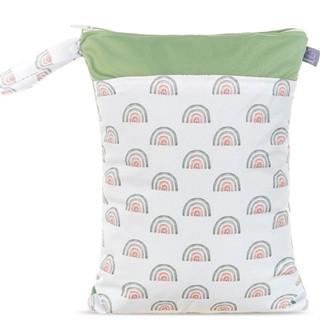 Gambar Happy Flute Wet Bag Waterproof Tas Kantong Anti Air Baju Renang Basah Kotor Terbaru - Sage Rainbow dari saputrahadi undefined Tokopedia