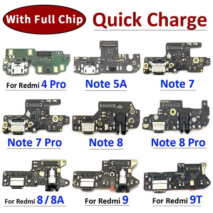 Gambar For Xiaomi Redmi 4 Pro Note 5A 7 8 Pro 8 8A 9 9T Poco M3 USB Charge Port Dock Connector Charging Board Flex Cable dari indralokastores undefined Tokopedia