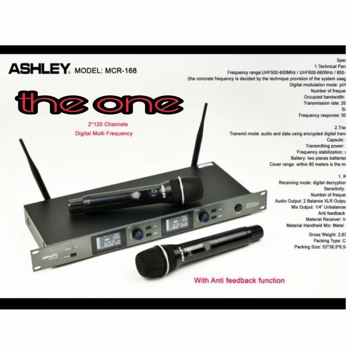 Gambar PREMIUM Mic Ashley voice 1000 microphone wireless Ashley original - ASHLEY MCR168 dari ElectroNest Store undefined Tokopedia
