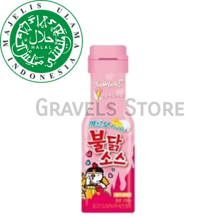 Gambar Logo Halal - Samyang Buldak Sauce - Saos - Saus Pedas Botol Pasti Ori|Best Pick|Pasti Diskon - PINK Carbonara dari BE Green Store undefined Tokopedia