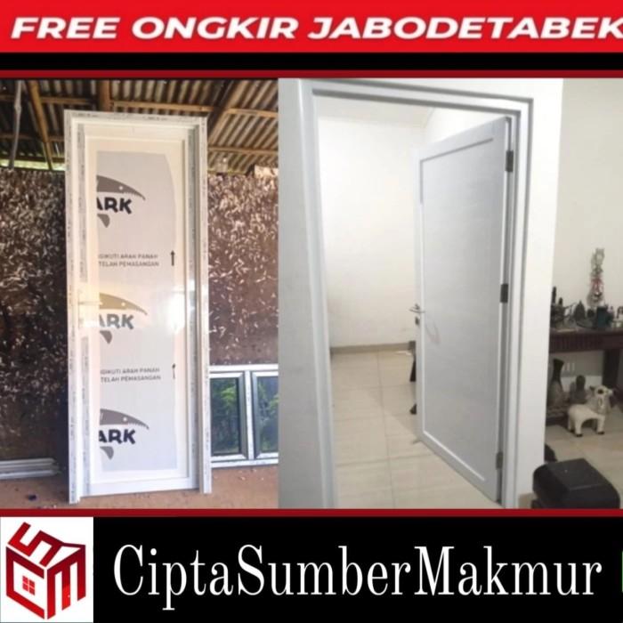 Gambar Pintu Kamar Mandi Aluminium ACP Full Panel Minimalis (Full Set) dari dickawe undefined Tokopedia