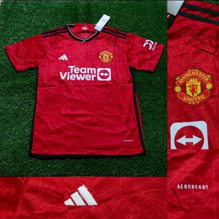 Gambar BAJU BOLA JERSEY MU HOME 2022 2023 FULL PATCH BPL JERSEY GRADE ORI TERBARU - 2023, 2XL dari Playsport Store undefined Tokopedia