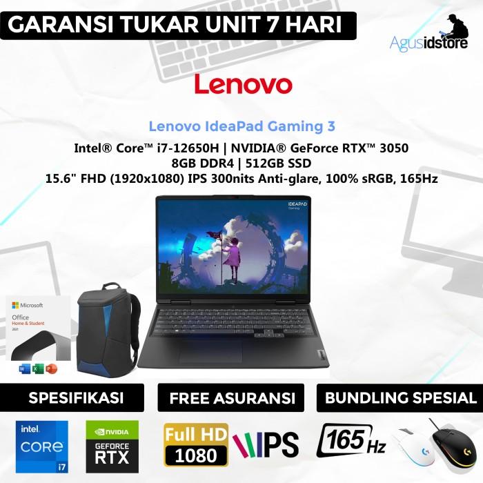 Jual Murah Lenovo IdeaPad Gaming Core i7 12650H 8GB 512GB SSD
