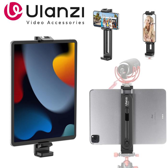 Ulanzi U-pad Ii Tablet Mount Bracket Clamp For Tripod Stand For Ipad Air  Mini For Huawei Xiaomi Iphone Universal Cell Phone Clip