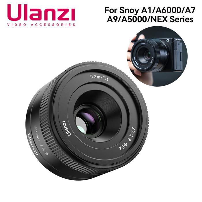 Jual ulanzi camera fixed focus lens for sony zv-e1 a-1 a6000 a5000