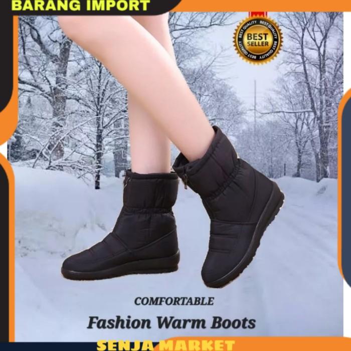 Jual Sepatu winter bots musim dingin salju tebal hangat import