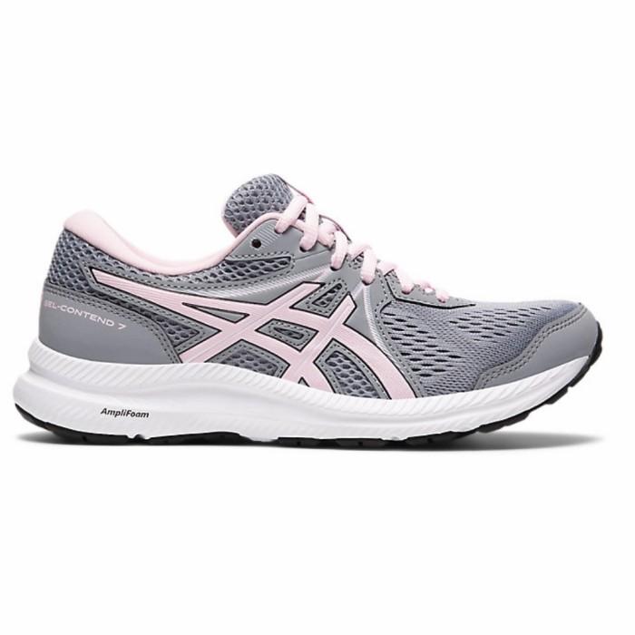 Gambar SEPATU RUNNING WANITA ASICS GEL-CONTEND 7 GREY PINK ORIGINAL dari tutu_colection undefined Tokopedia
