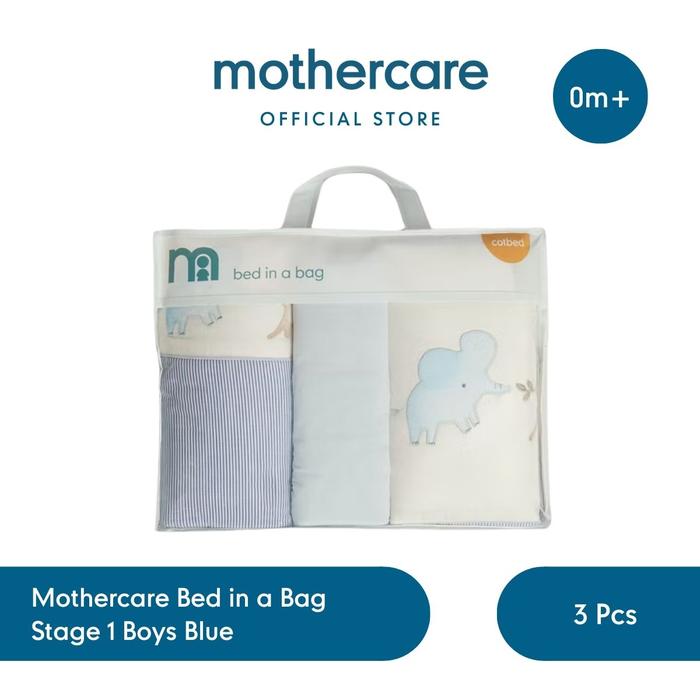 Gambar Mothercare Bed In A Bag Stage 1 - Set Sprei & Selimut Tidur Bayi - Boys Blue dari Mothercare Indonesia undefined Tokopedia