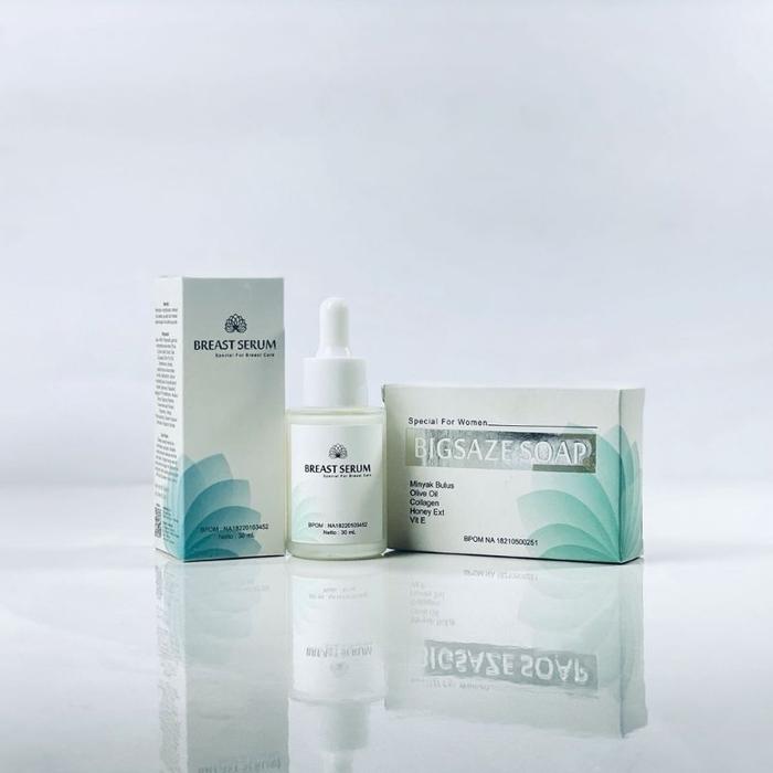 Gambar TERBARU PEMBESAR PENGENCANG PAYUDARA ORIGINAL INSATACARE BIGSAZE SOAP BREAST SERUM SABUN perawatan kecantikan SI KEMBAR GLOW GLOGLOWING AMPUH PERMANEN INSTACARE RECOMENDED HERBAL ALAMI BPOM DAN HALAL TERLARIS ORI - BUAH DADA BESAR DAN KENCANG KULIT - PAKET dari Toko beauty jaya undefined Tokopedia