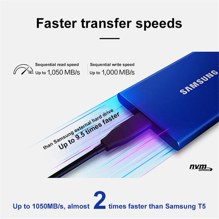 External Hard Solid State Hard Drive Laptop Jual SAMSUNG SSD T7