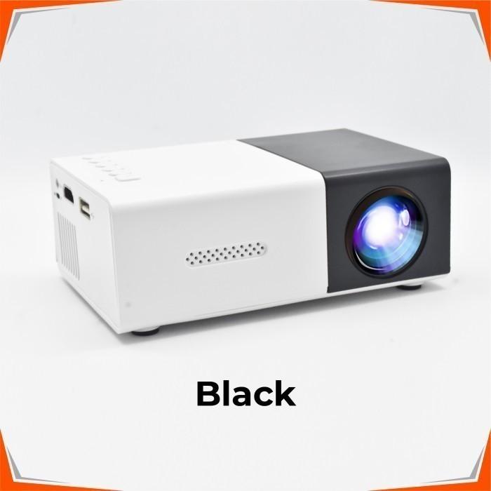Gambar Mini Proyektor LED YG300  YG-300 YG 300 LCD Portable Projector Home - Hitam, YG+Anycst+Trpod dari Accesssgo undefined Tokopedia