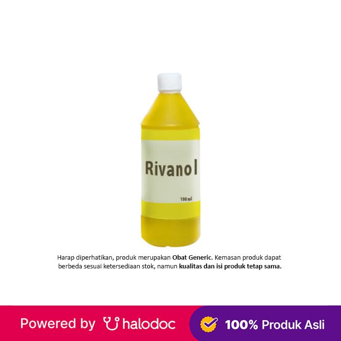 Gambar Rivanol Liquid 100 ml - Antiseptik - Halodoc dari Apotek Halomedika Tirta Raya Sidoarjo undefined Tokopedia