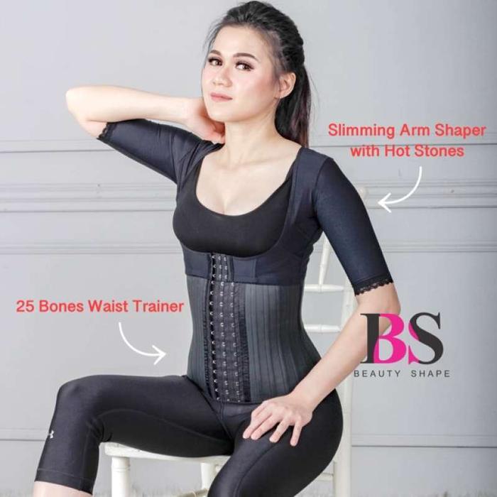 Jual Beauty Shape Paket 25 Bones Waist Trainer Slimming Arm