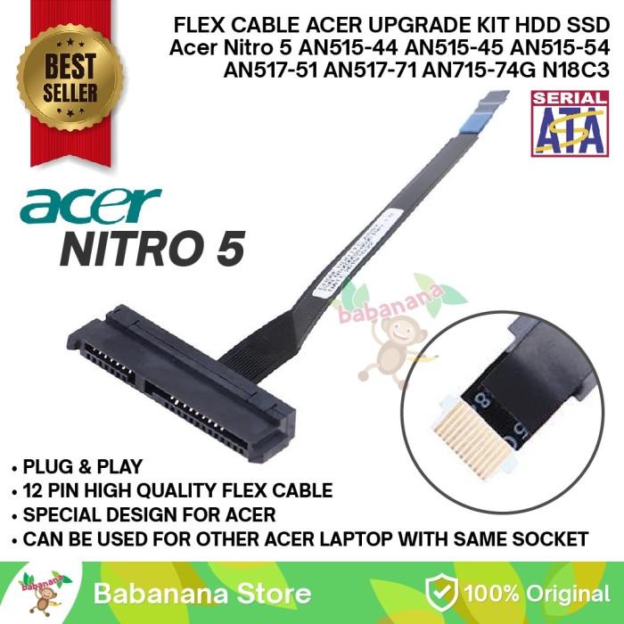 Terlaris Terlaris Kabel Konektor Connector Ssd Hdd Sata Flex Acer Nitro  An515-55 56 57 Murah Murah