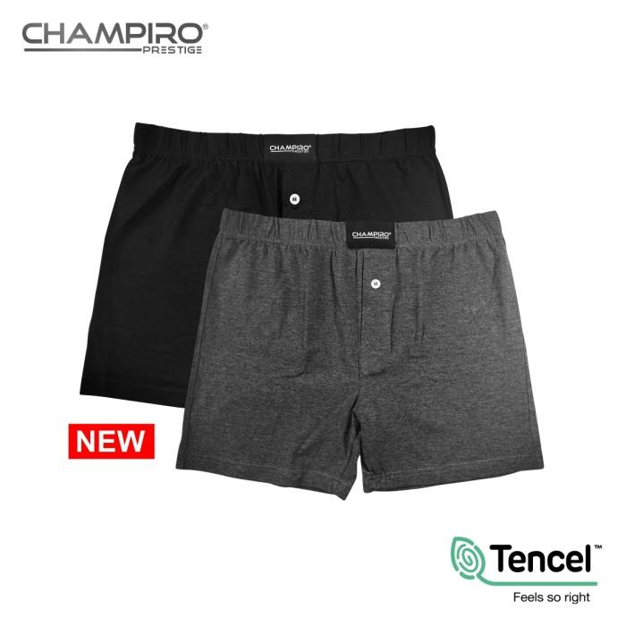Gambar CHAMPIRO PRESTIGE Boxer Pendek Pria "Zenoa" Premium Tencel Boxer isi 2pcs - Mix, M dari Gakpo'store undefined Tokopedia
